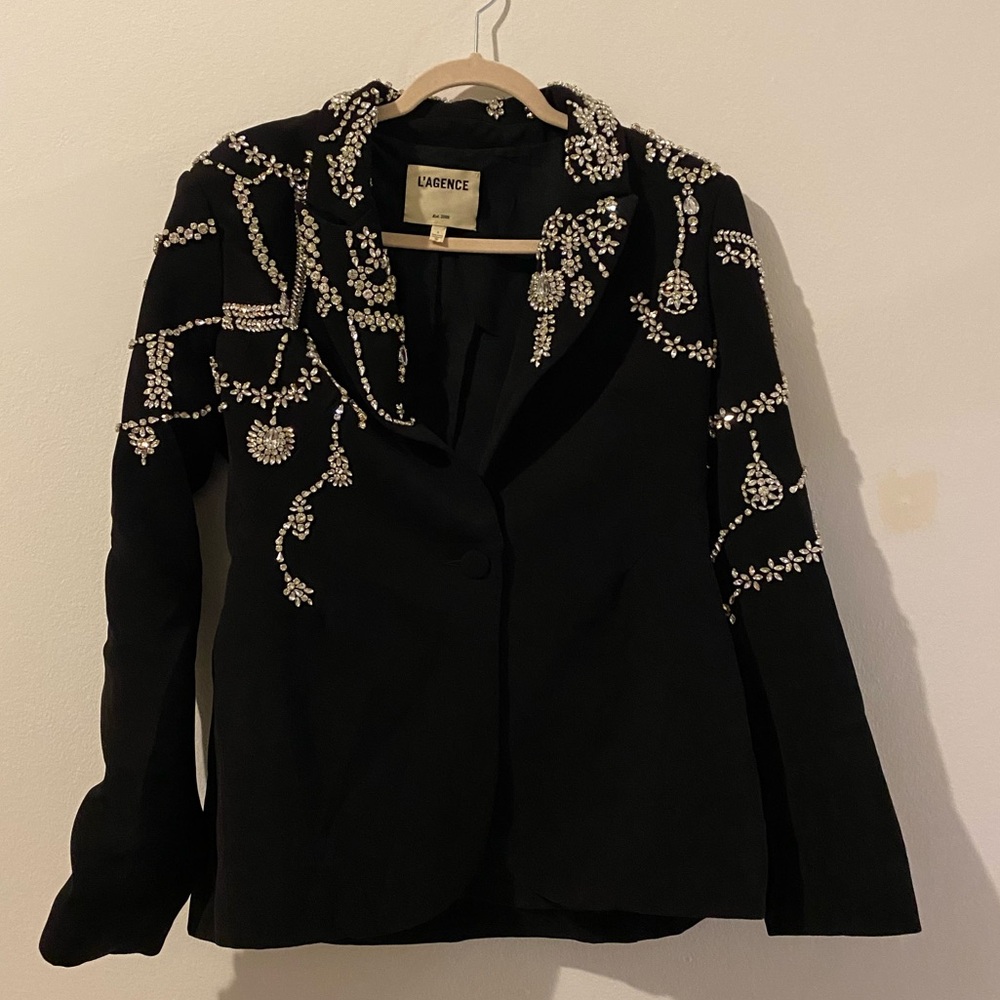 L’agence bejeweled black blazer - Picture 2 of 4